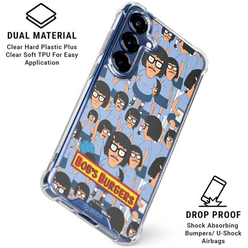 Bobs Burgers Tina Belcher Galaxy S25 Clear Case